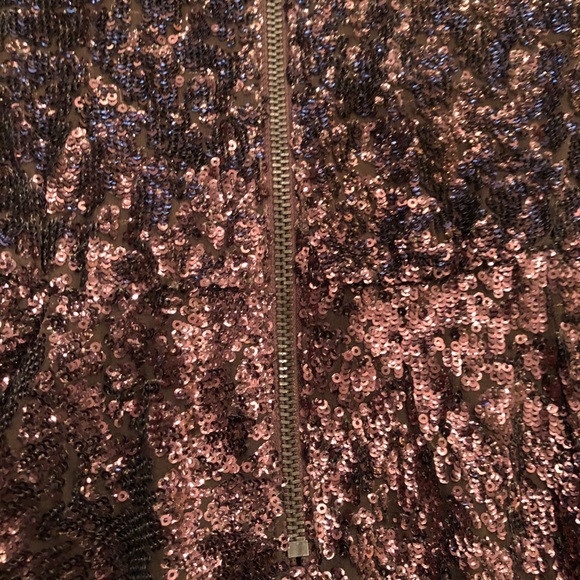 Alice and Olivia brown sequin dress, size 8 - Picture 4 of 4